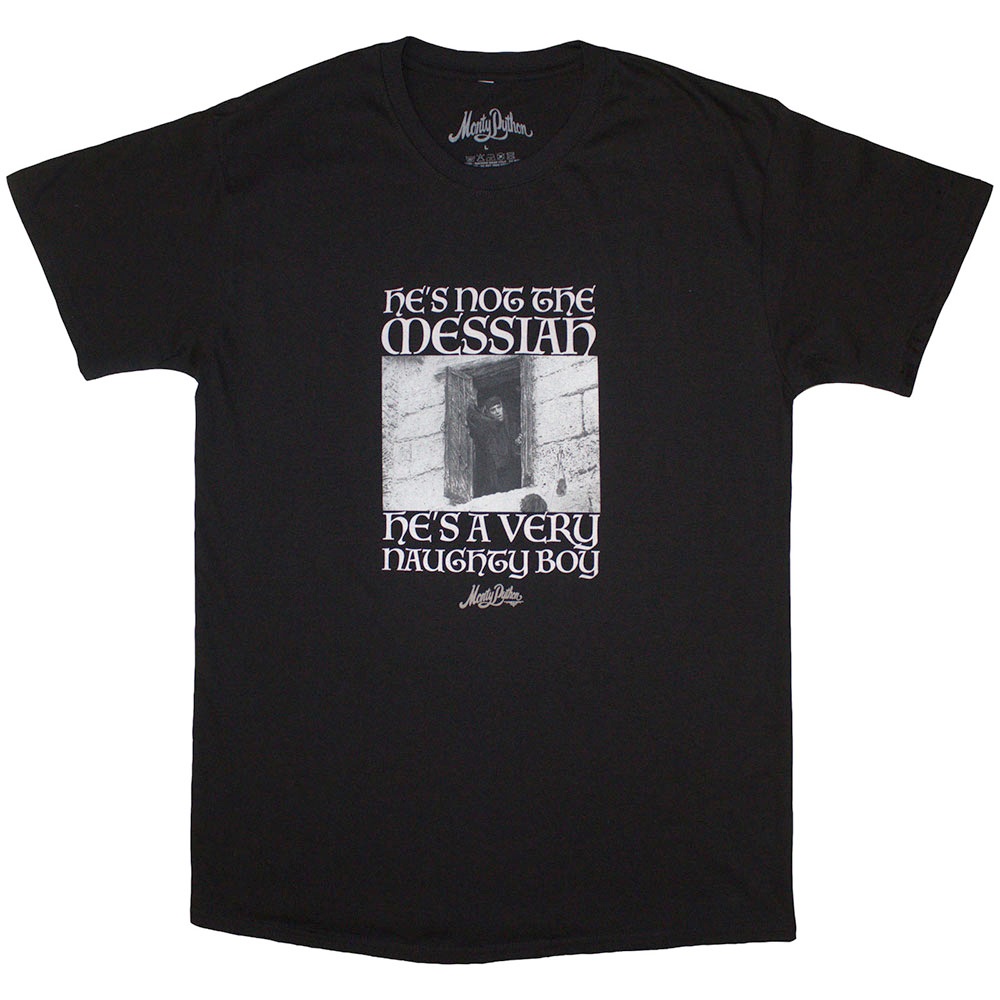 Monty Python - Naughty Boy Heren Tshirt - Zwart